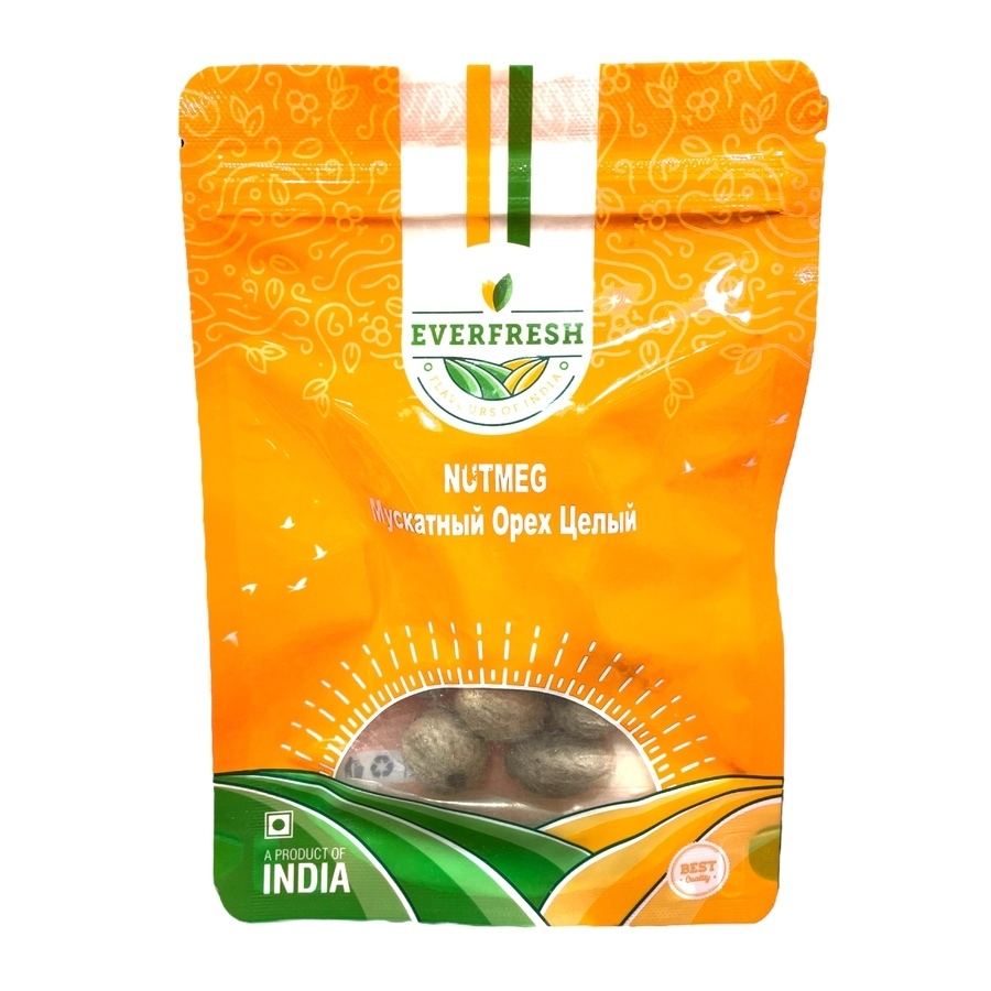 Мускатный орех целый Nutmeg Everfresh 50г