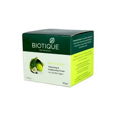 Крем для лица Biotique Био Кокос осветляющий 50 г